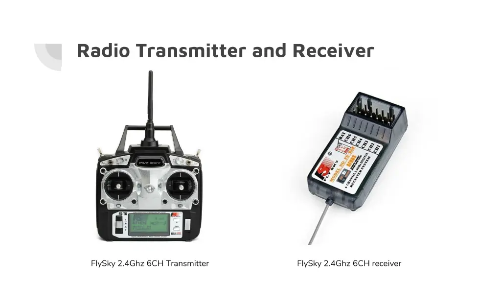 radio transmitter and receiver