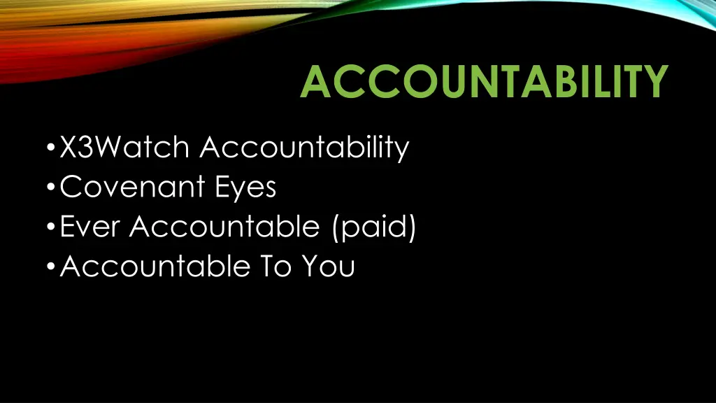 accountability