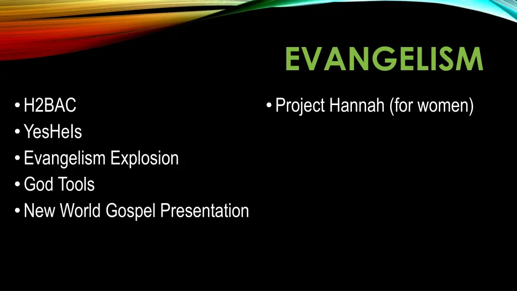 evangelism