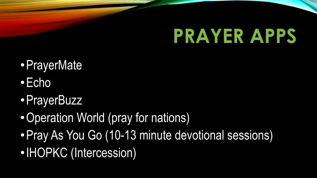 prayer apps