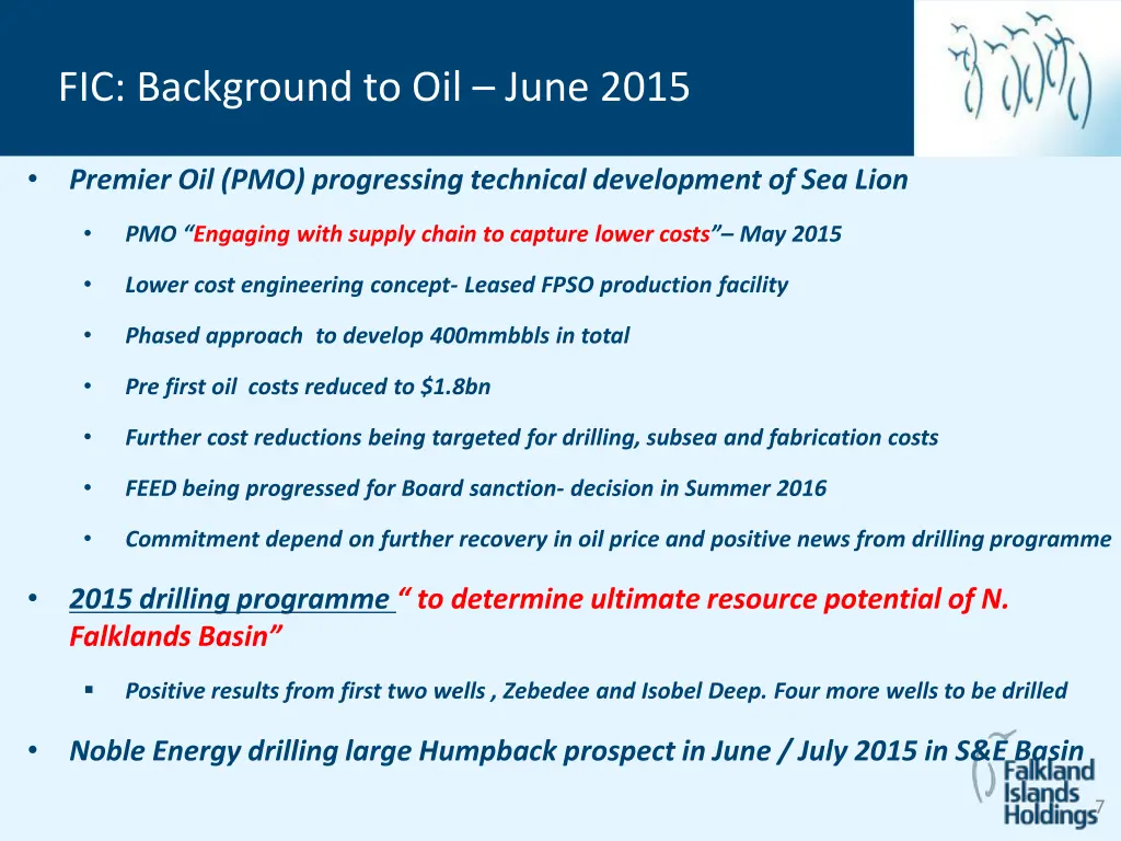 fic background to oil june 2015