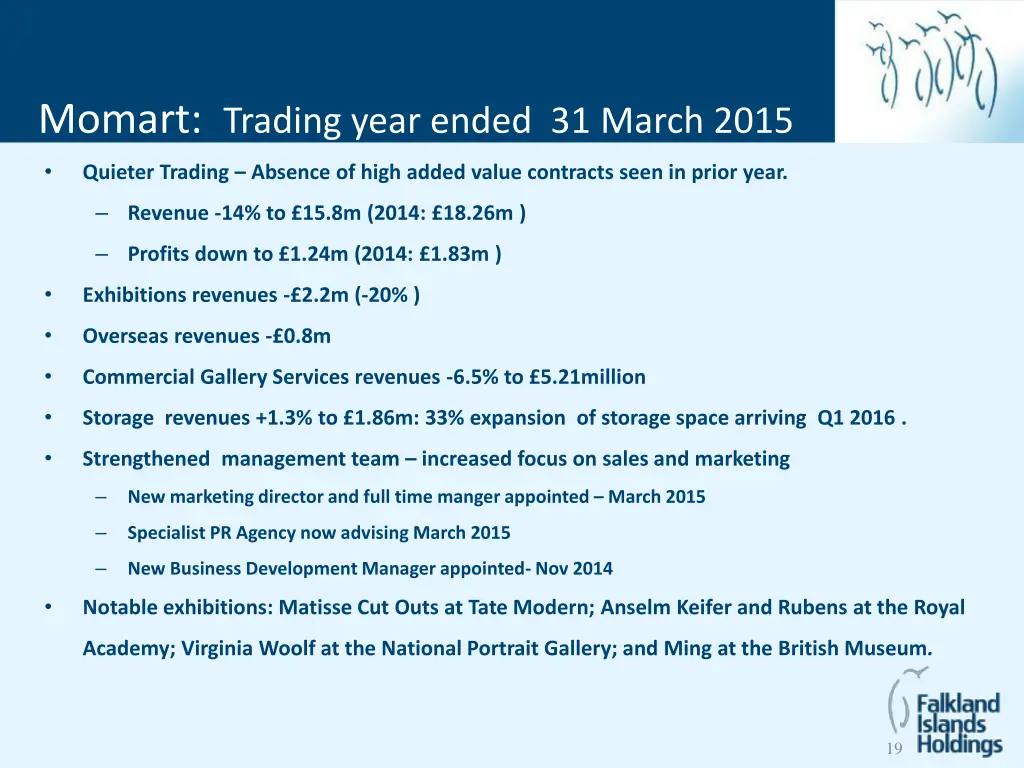 momart trading year ended 31 march 2015 1