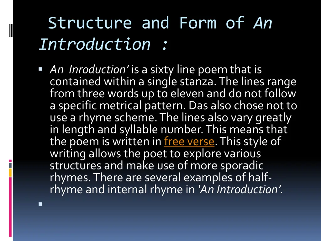 structure and form of an introduction