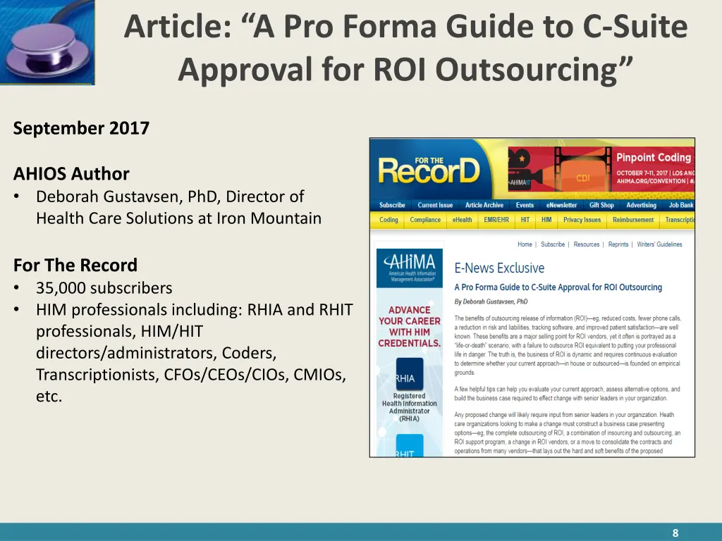 article a pro forma guide to c suite approval