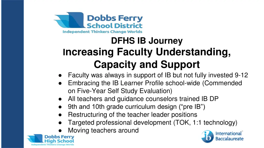 dfhs ib journey