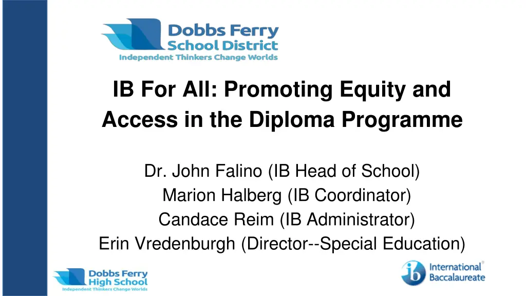 ib for all promoting equity and access