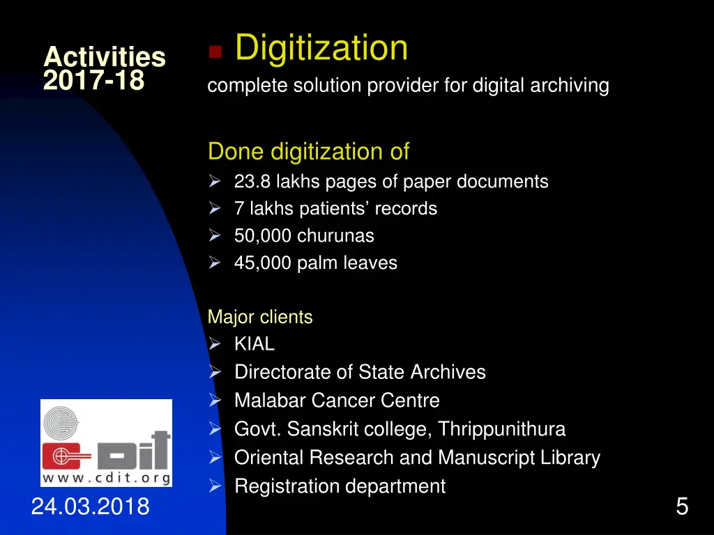 digitization complete solution provider