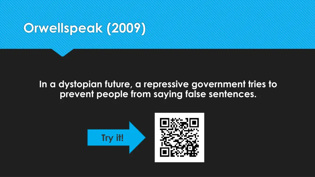 orwellspeak 2009