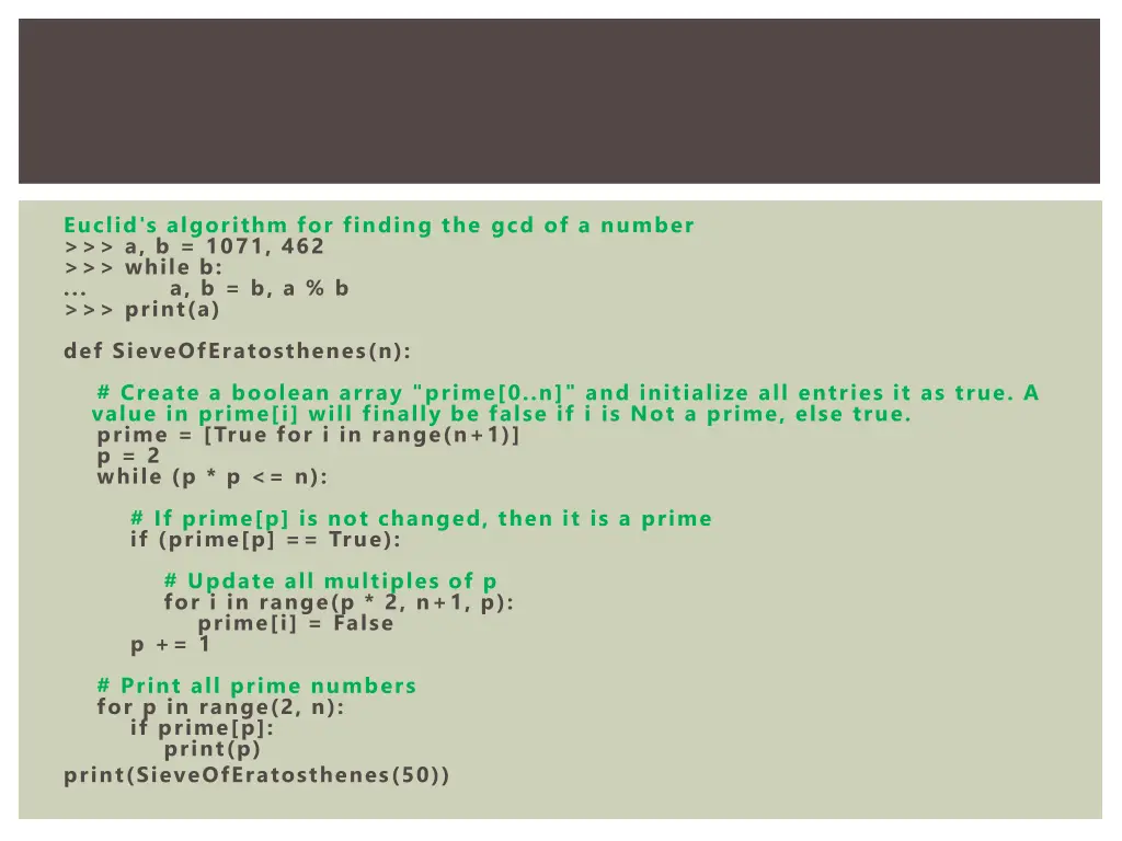 euclid s algorithm for finding