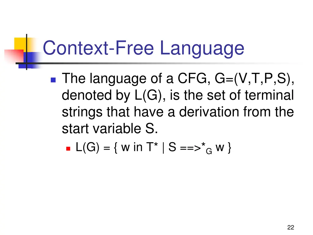 context free language