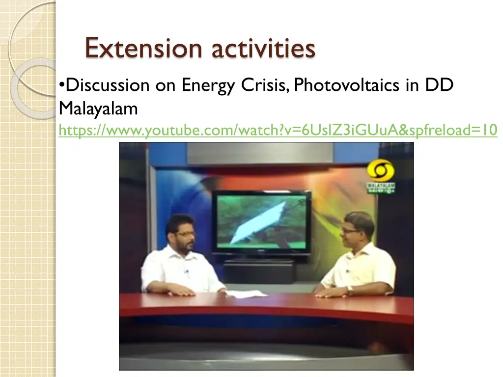 extension activities discussion on energy crisis