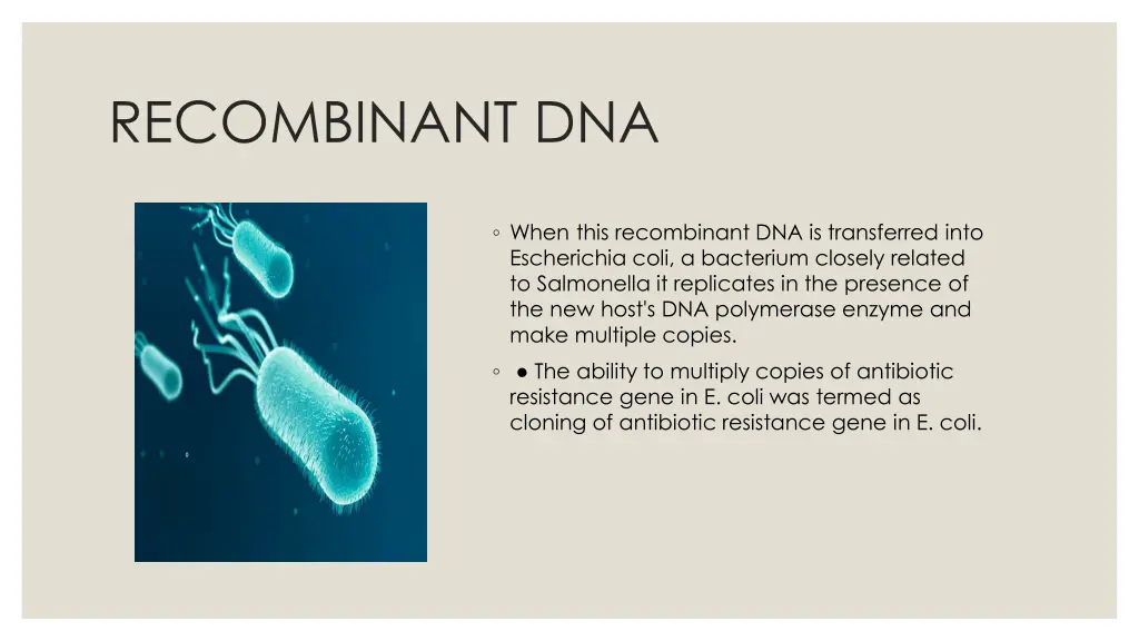 recombinant dna 4