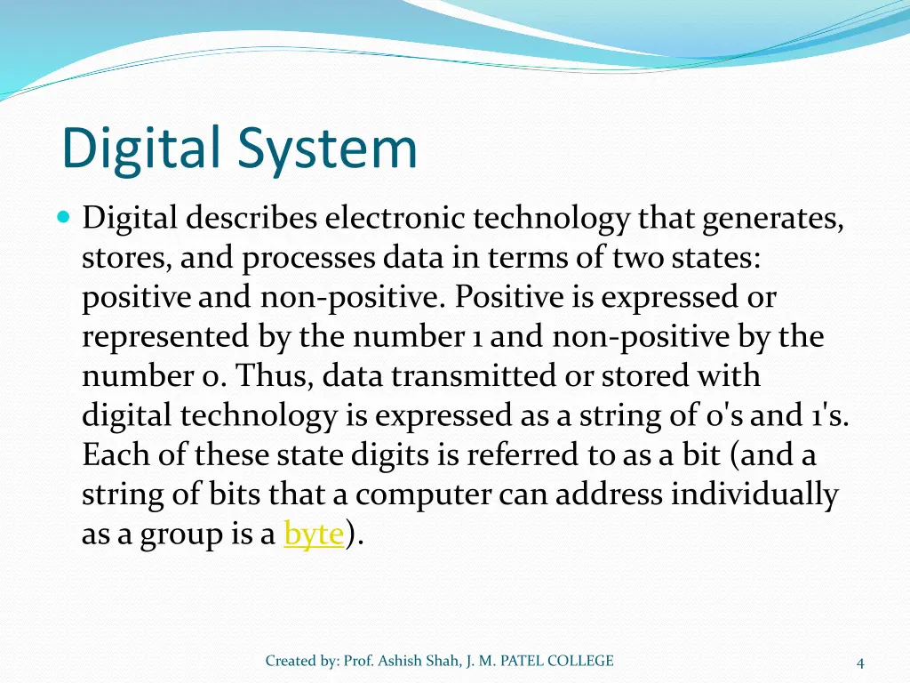 digital system