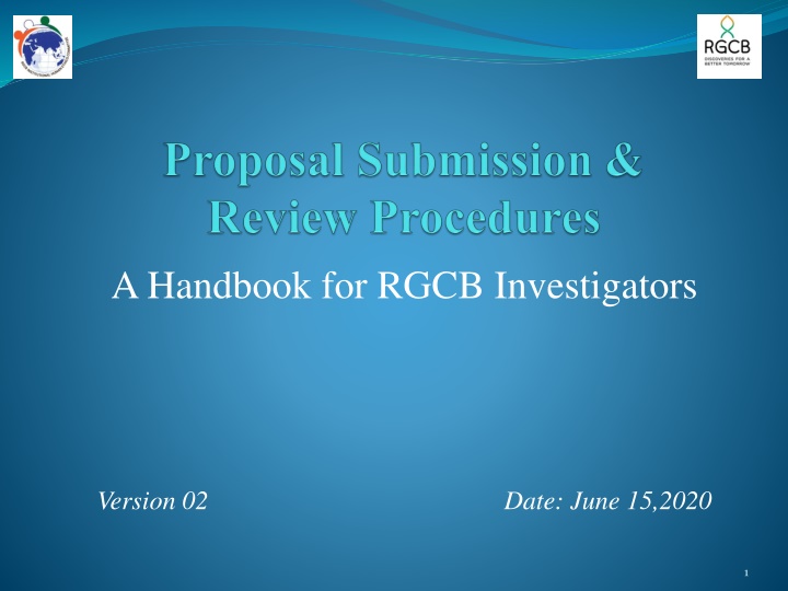 a handbook for rgcb investigators