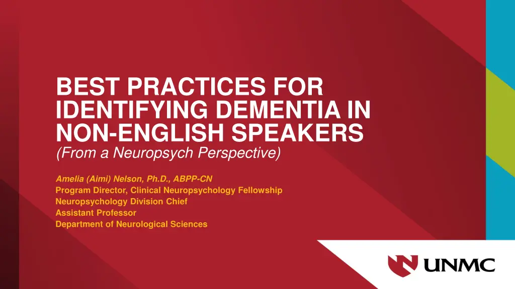 best practices for identifying dementia