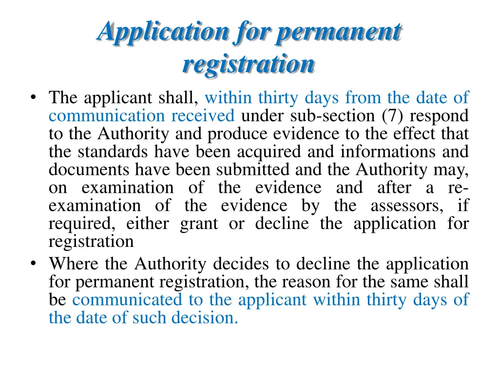 application for permanent registration 1