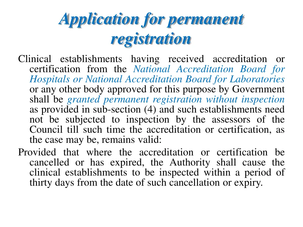 application for permanent registration clinical 1