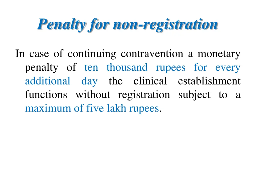 penalty for non registration 1