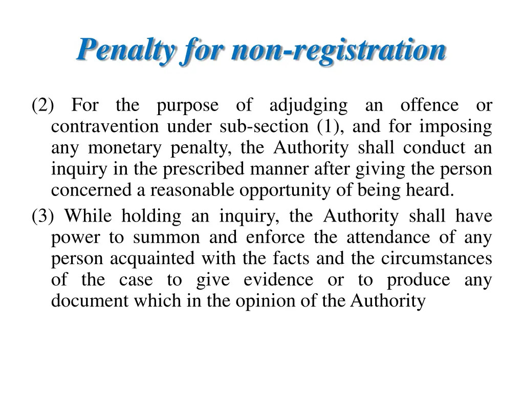 penalty for non registration 2