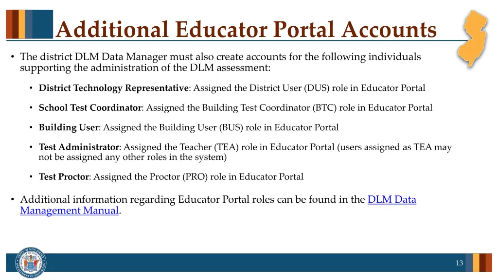 additional educator portal accounts