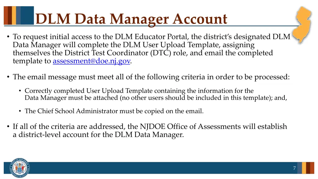 dlm data manager account