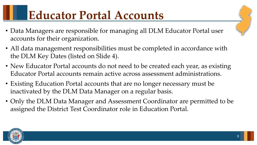 educator portal accounts