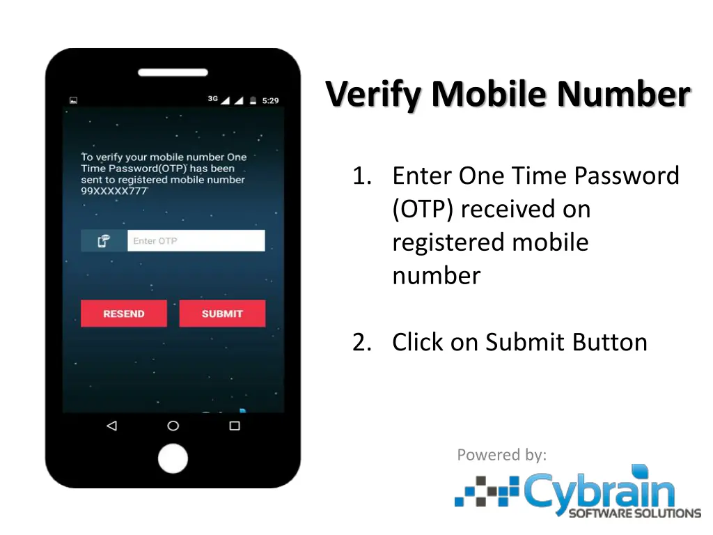 verify mobile number