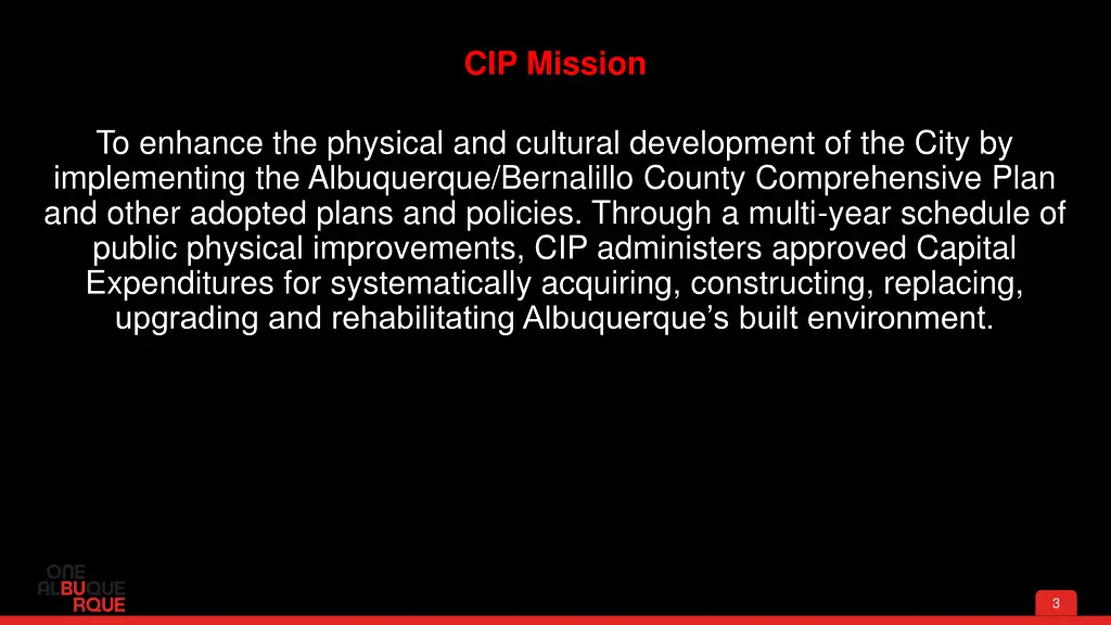 cip mission