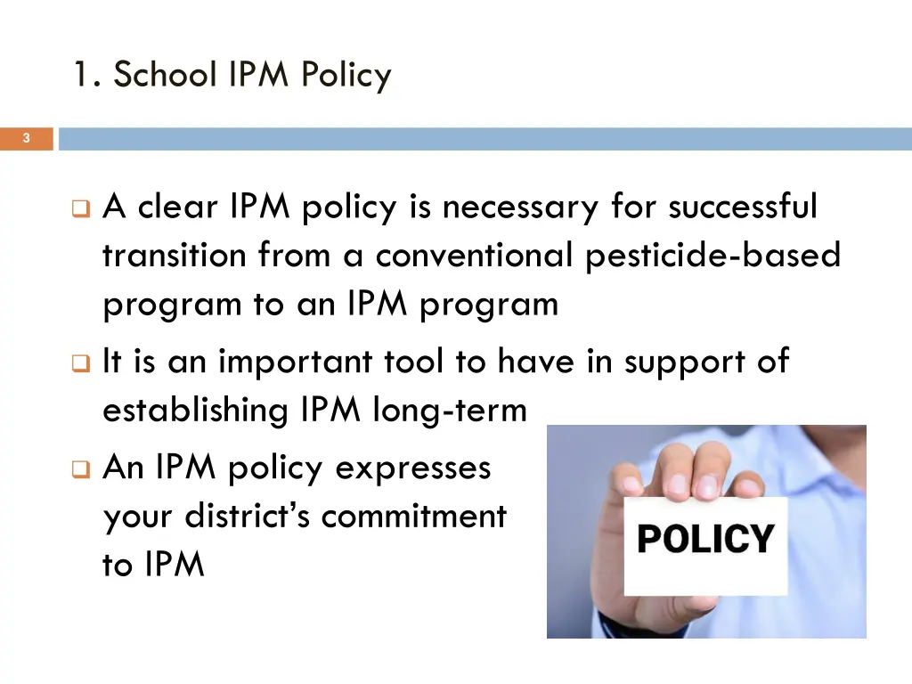 1 school ipm policy