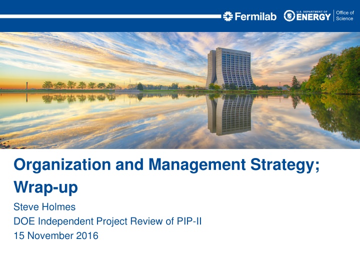 organization and management strategy wrap up