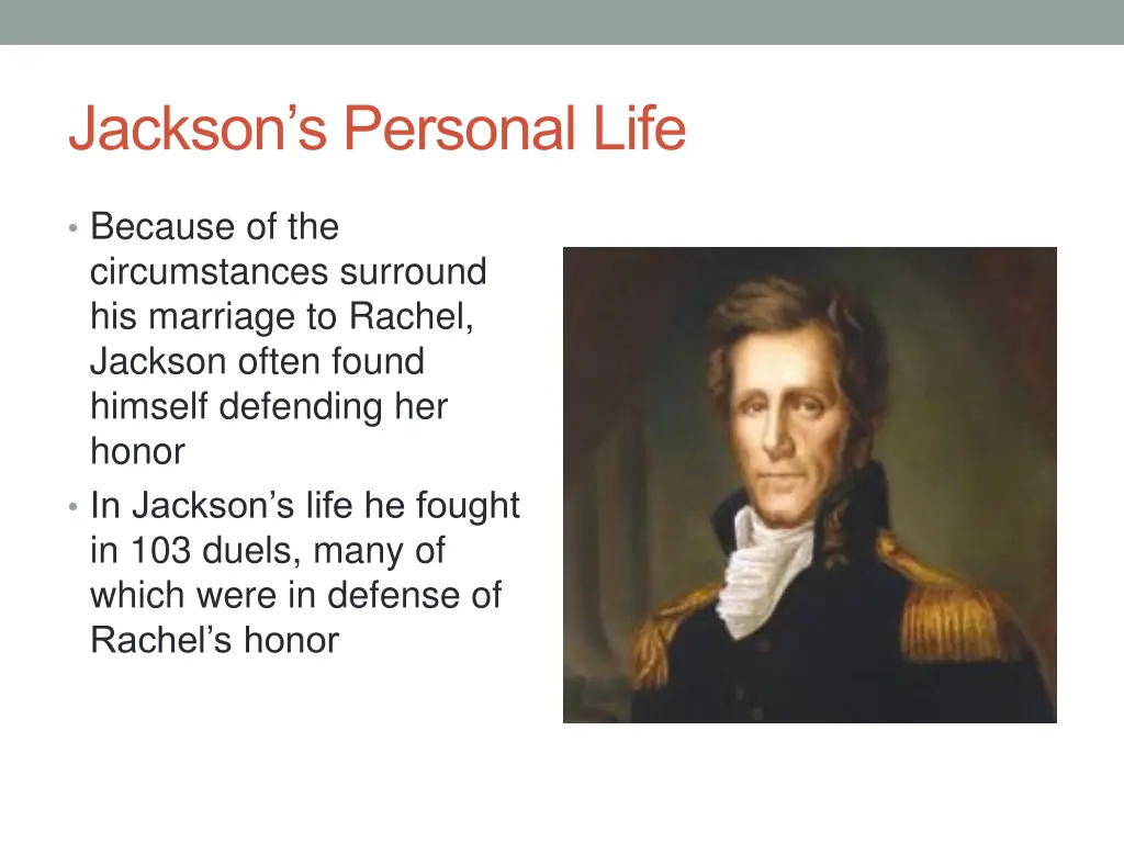 jackson s personal life