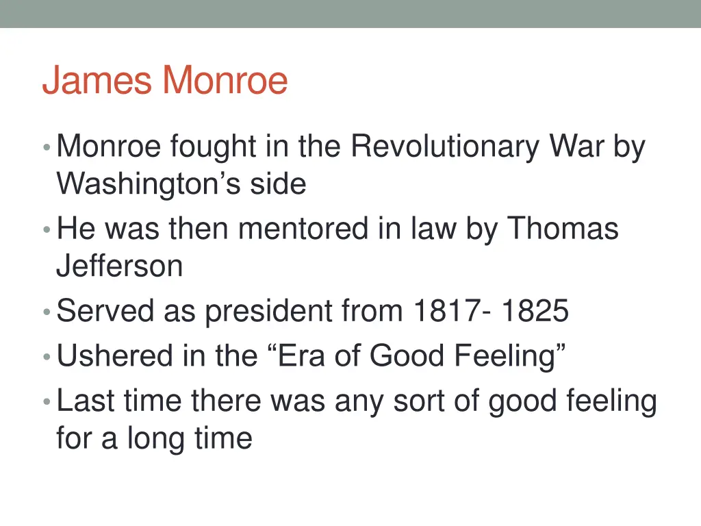 james monroe