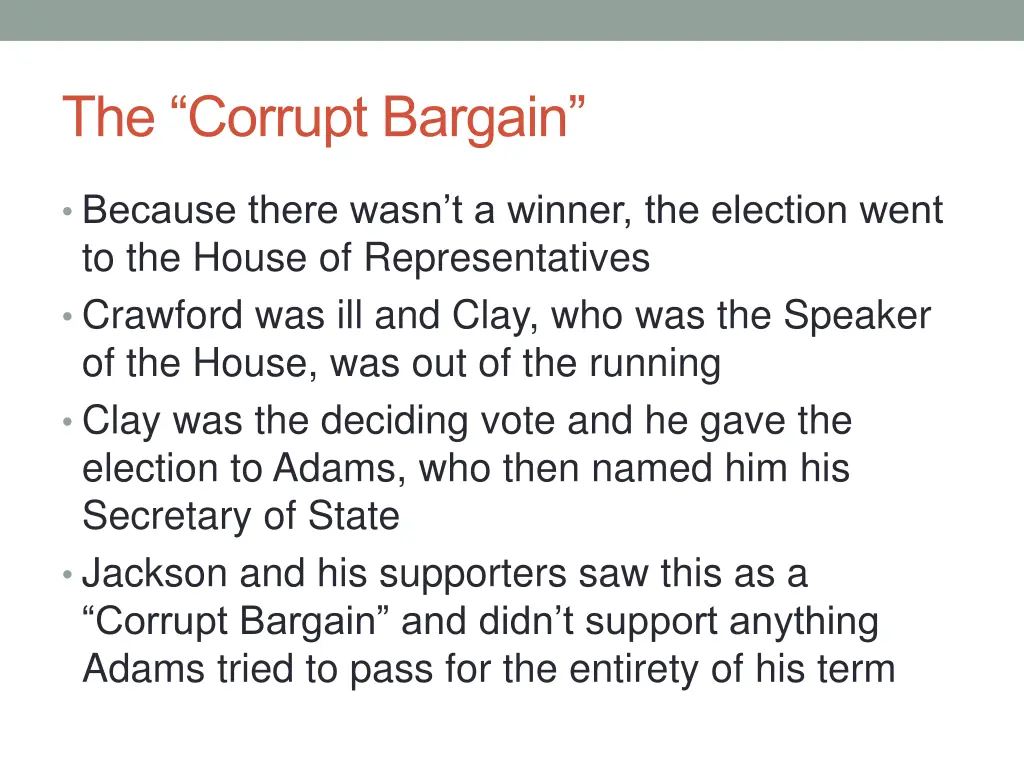 the corrupt bargain