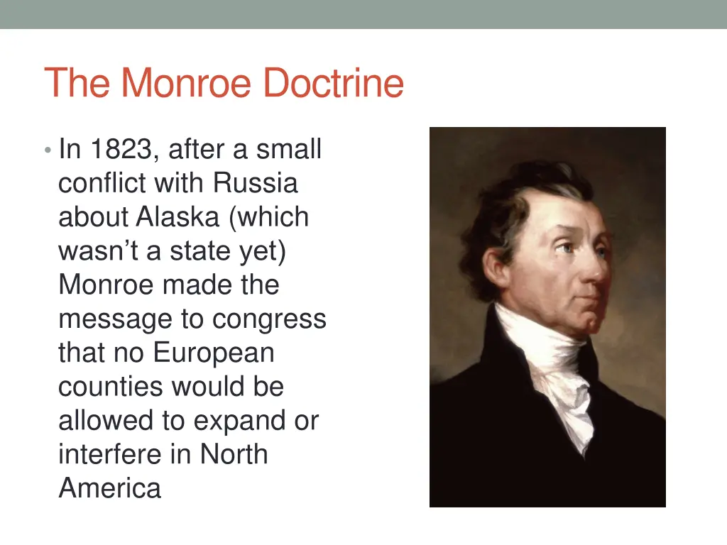 the monroe doctrine