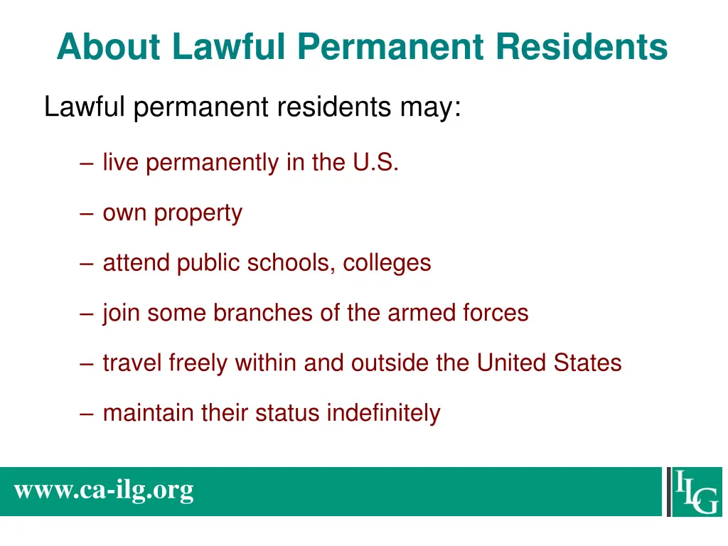 about lawful permanent residents