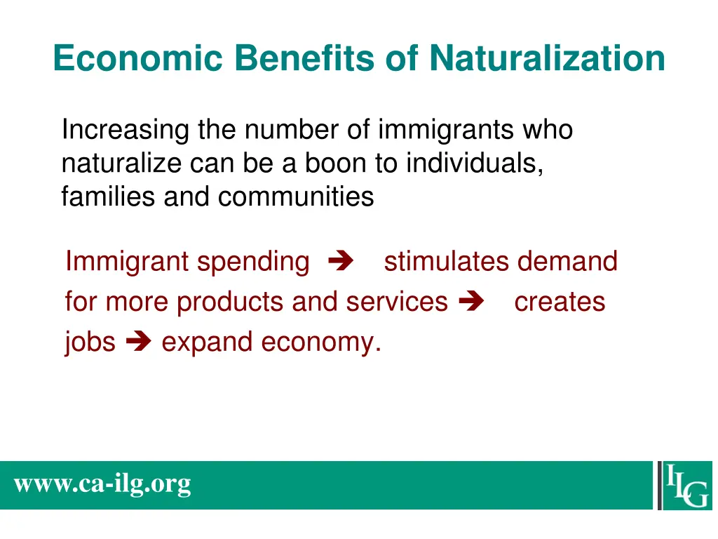 economic benefits of naturalization 1