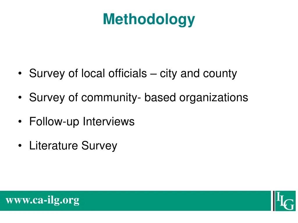 methodology