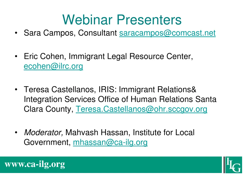 webinar presenters sara campos consultant