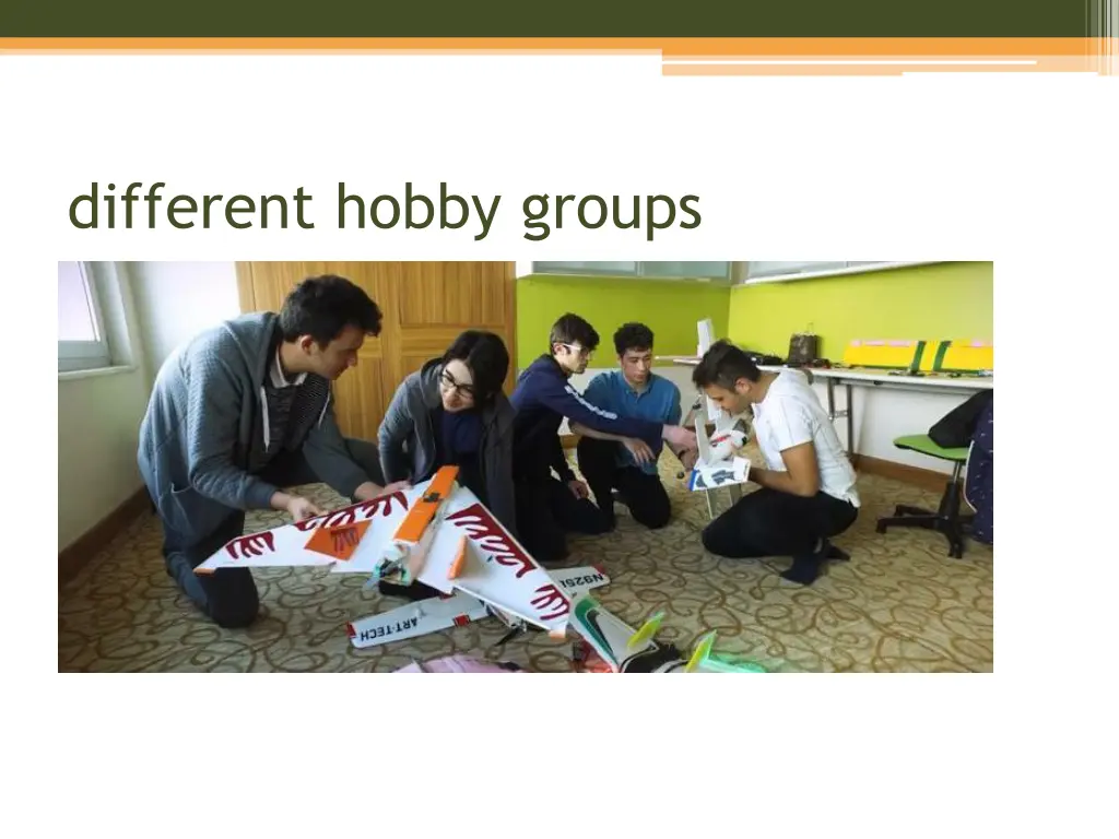 different hobby groups