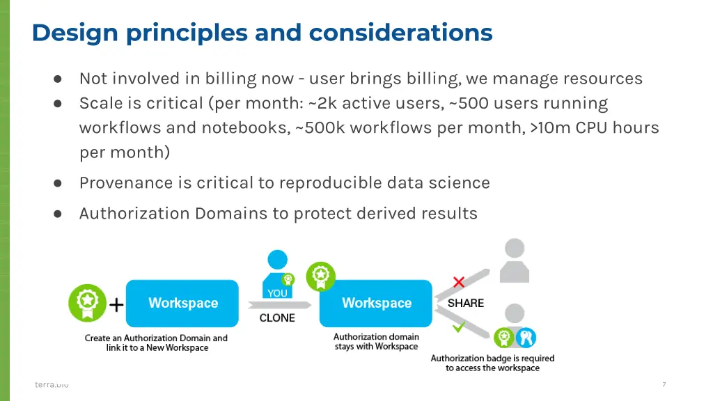 design principles and considerations