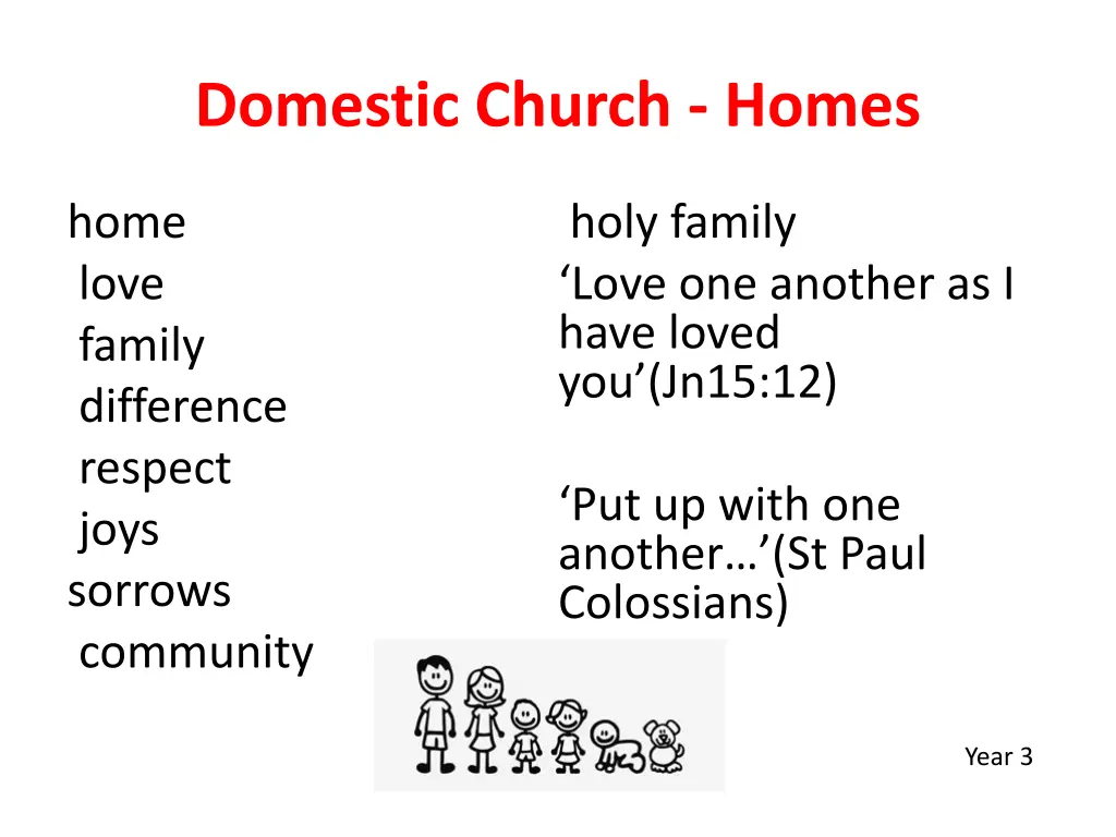 domestic church homes