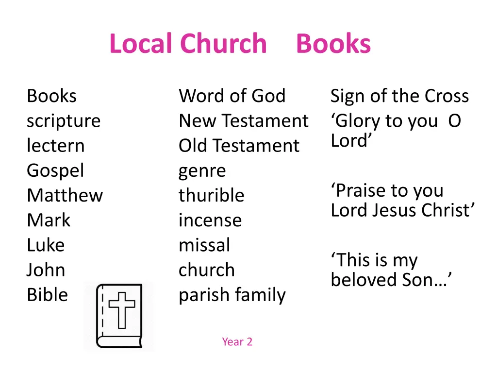 local church books