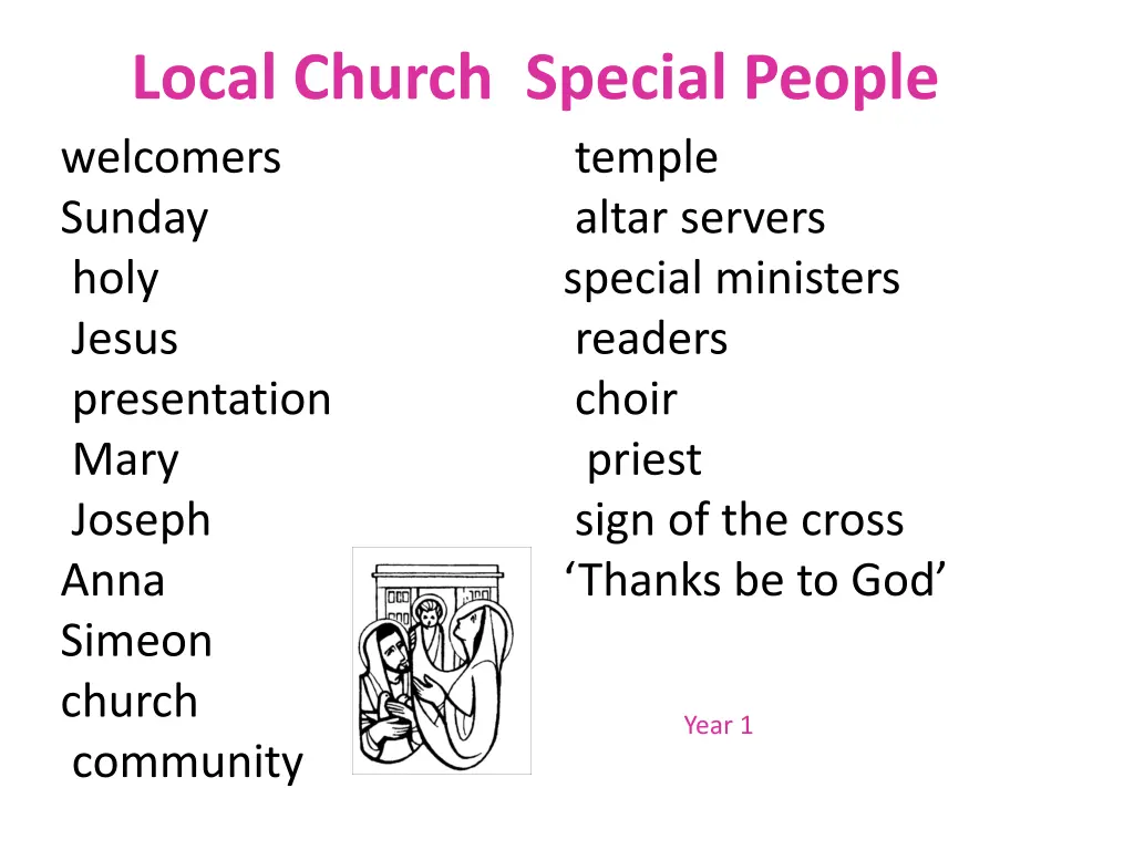 local church special people