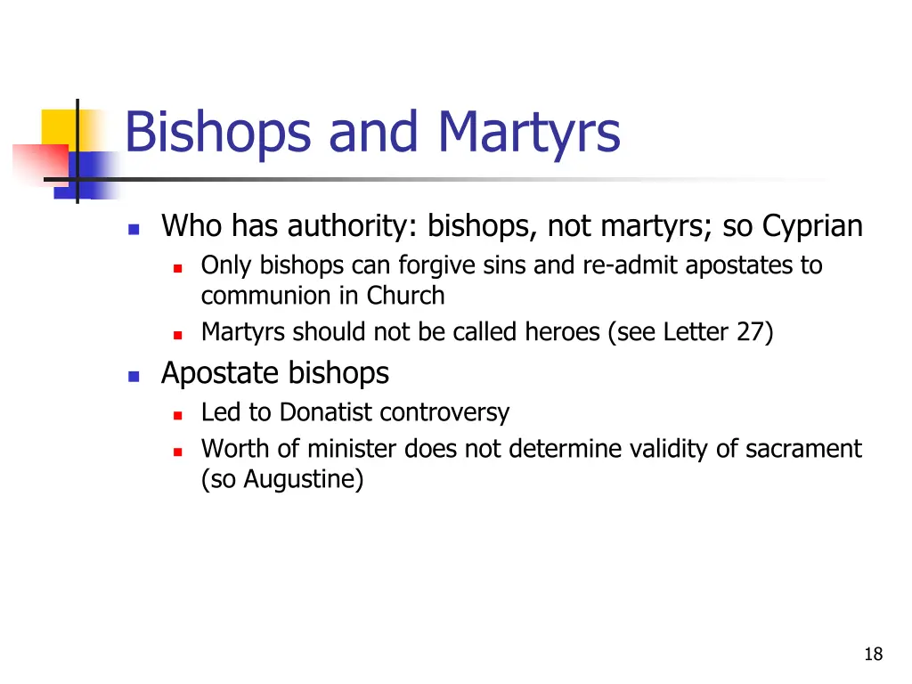 bishops and martyrs