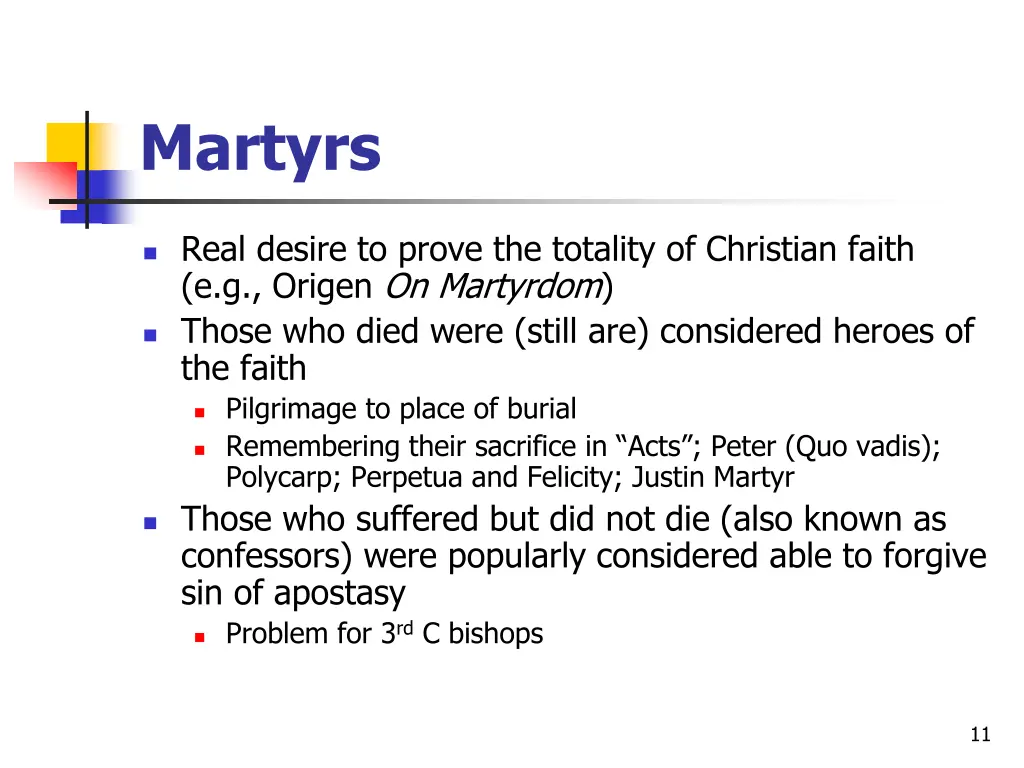 martyrs