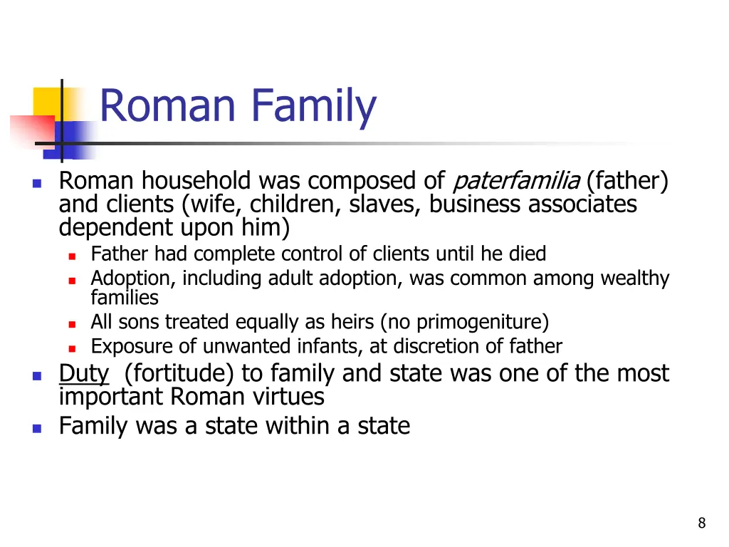 roman family