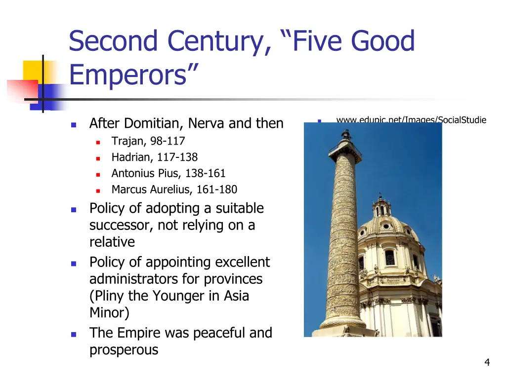 second century five good emperors