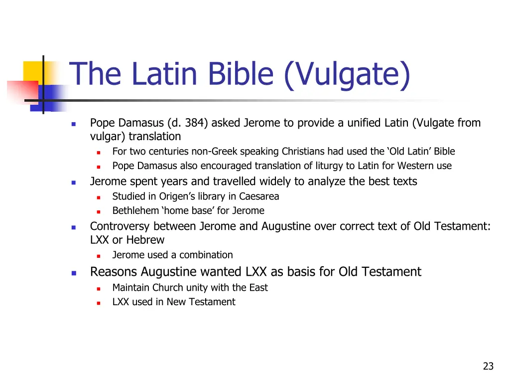 the latin bible vulgate