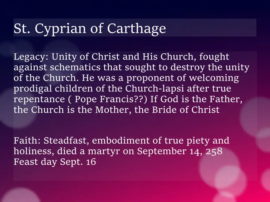 st cyprian of carthage 1