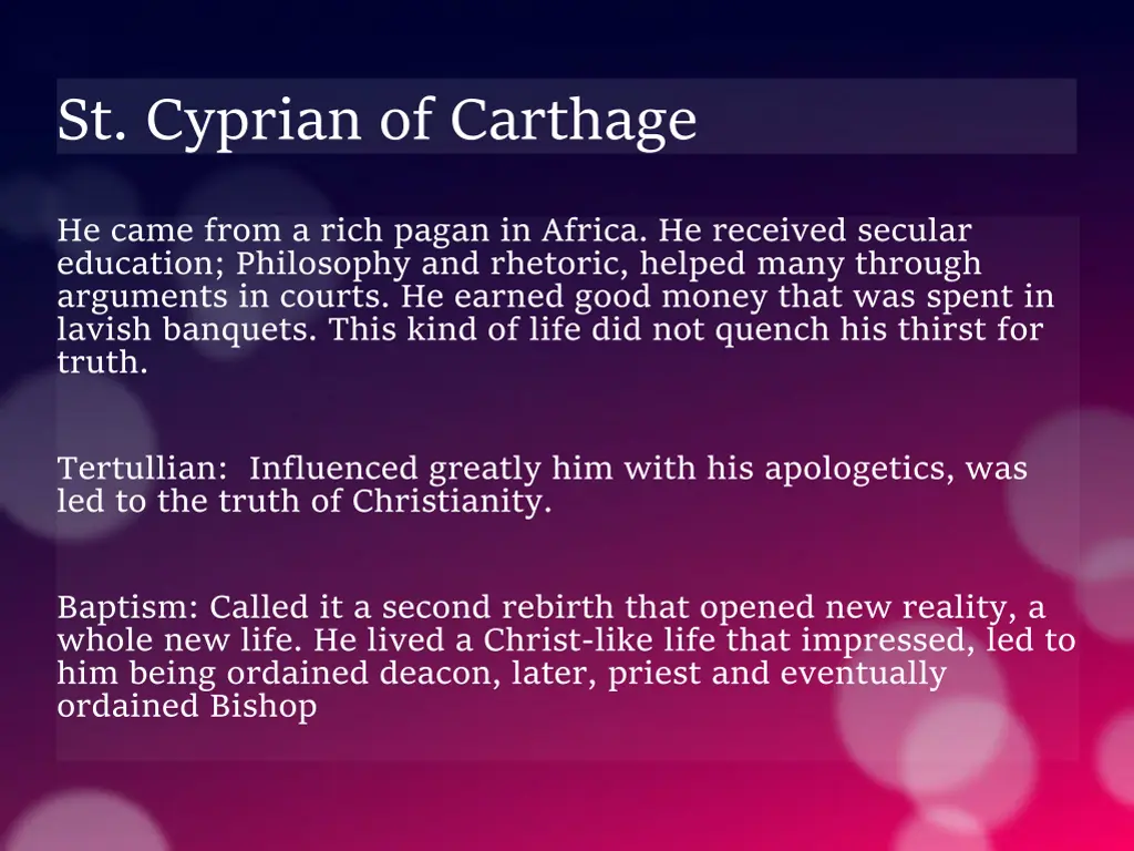 st cyprian of carthage